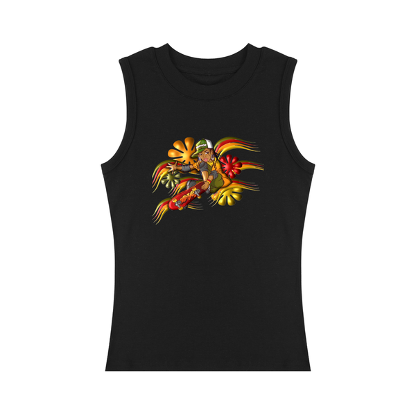 Skater Women’s Slim-Fit Stretch Tank Top