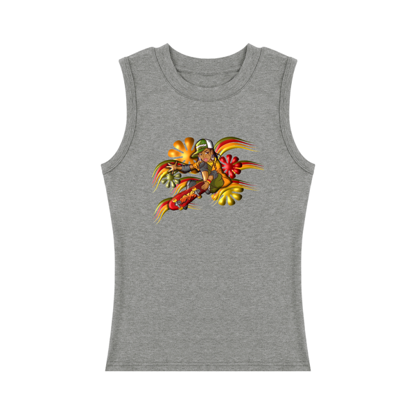 Skater Women’s Slim-Fit Stretch Tank Top