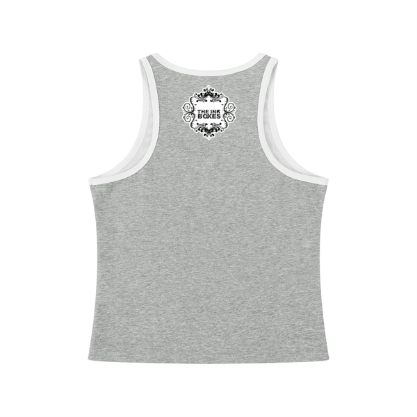 Music in the Air Women's Color Block Cropped Tank Top