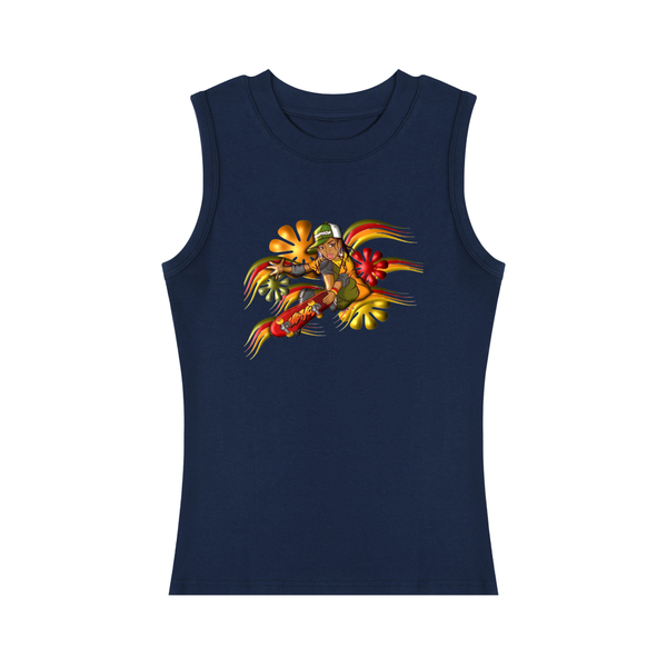 Skater Women’s Slim-Fit Stretch Tank Top