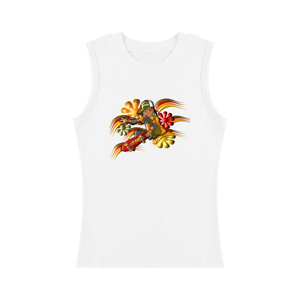 Skater Women’s Slim-Fit Stretch Tank Top