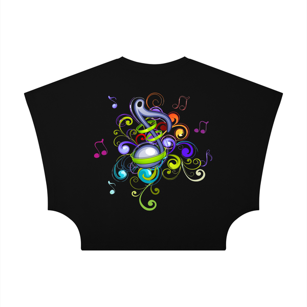 Music in the Air Women’s Boxy Cropped T-Shirt