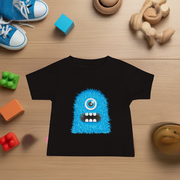 Blue Monster Baby Jersey Short Sleeve Tee