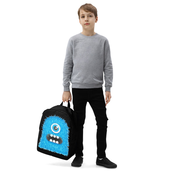 Monster Blue Minimalist Backpack