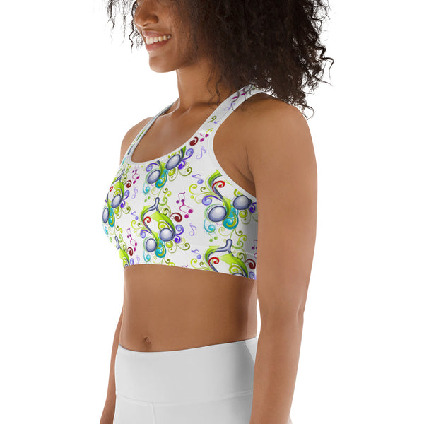 Music in Color Sports Bra