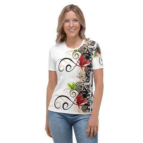 Red Flower Women's T-shirt