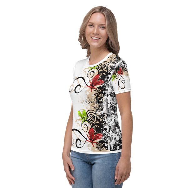 Red Flower Women's T-shirt