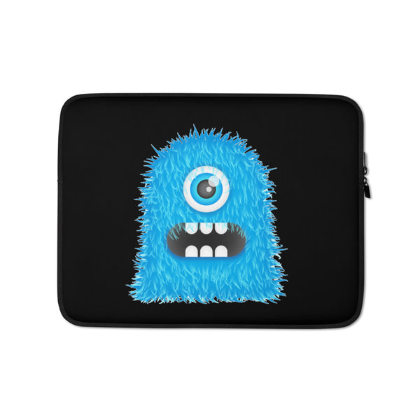 Monster Blue Laptop Sleeve