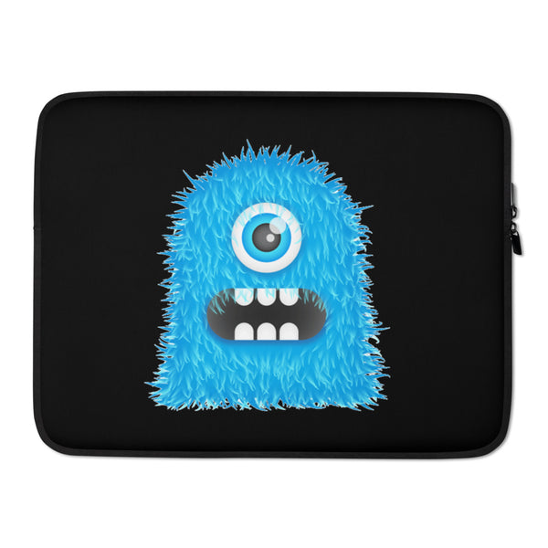 Monster Blue Laptop Sleeve