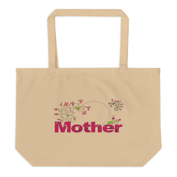 Mother Large organic tote bag