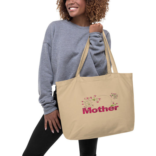 Mother Large organic tote bag