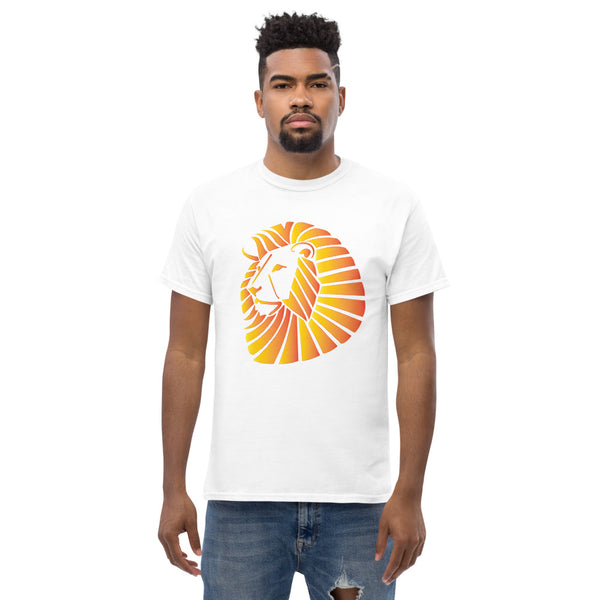 Sunset Lion Men's heavyweight tee