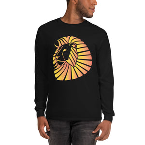 Sunset Lion Men’s Long Sleeve Shirt