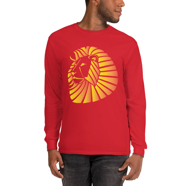 Sunset Lion Men’s Long Sleeve Shirt