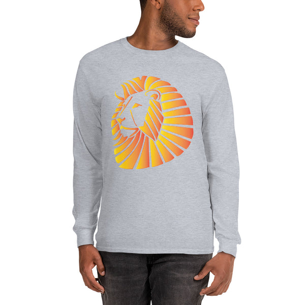 Sunset Lion Men’s Long Sleeve Shirt