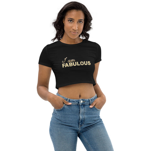 I am Fabulous Organic Crop Top