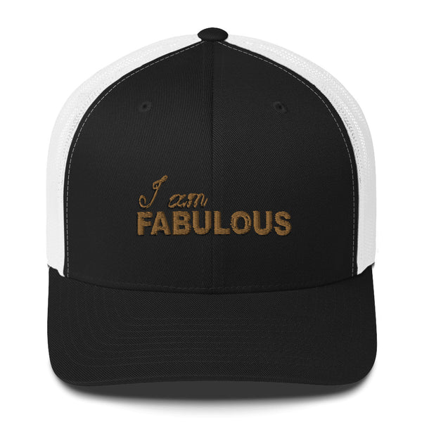 I am Fabulous 6Panel Trucker Cap