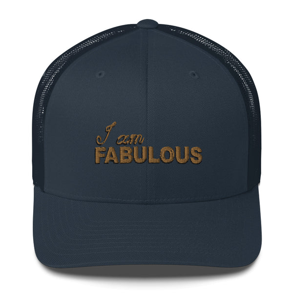 I am Fabulous 6Panel Trucker Cap