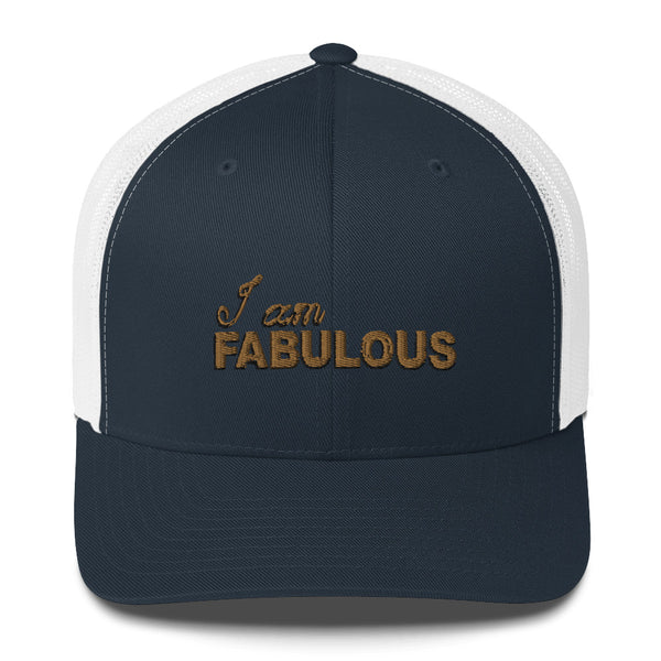 I am Fabulous 6Panel Trucker Cap