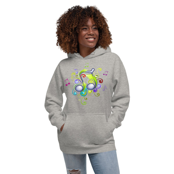 Music in Color Unisex Hoodie - W