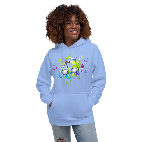 Music in Color Unisex Hoodie - W