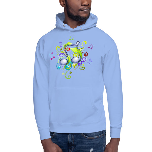 Music in Color Unisex Hoodie - M