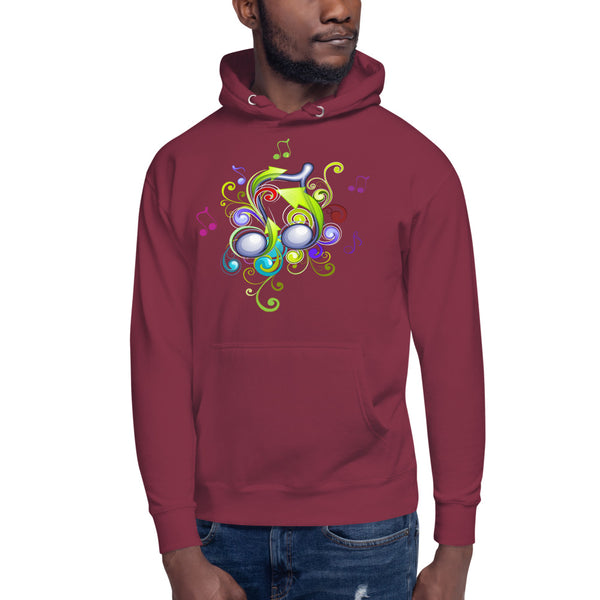 Music in Color Unisex Hoodie - M