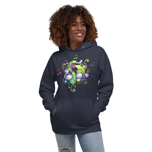 Music in Color Unisex Hoodie - W