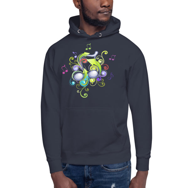 Music in Color Unisex Hoodie - M