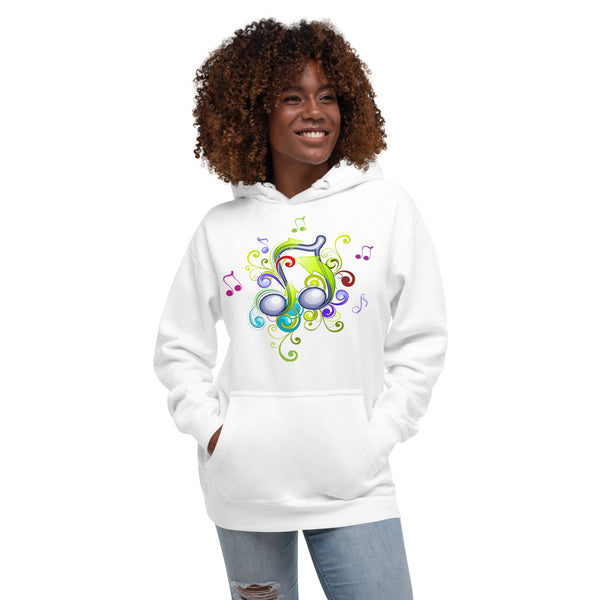 Music in Color Unisex Hoodie - W