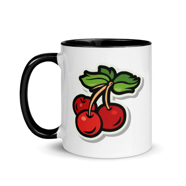 Cherries Mug with Color Inside