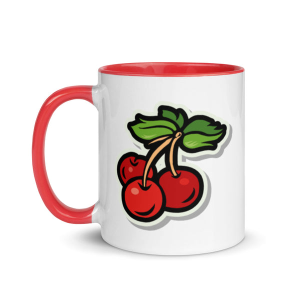Cherries Mug with Color Inside