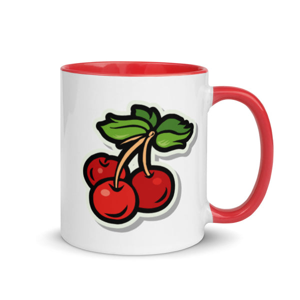 Cherries Mug with Color Inside