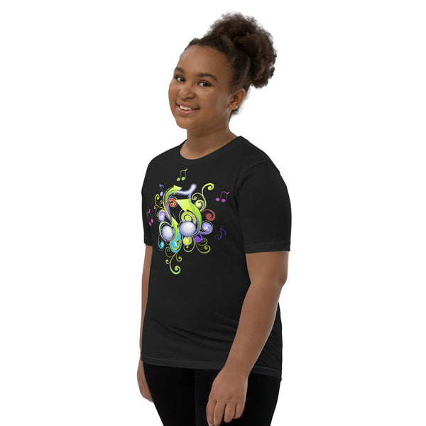 Music in Color Girl's Short Sleeve T-Shirt