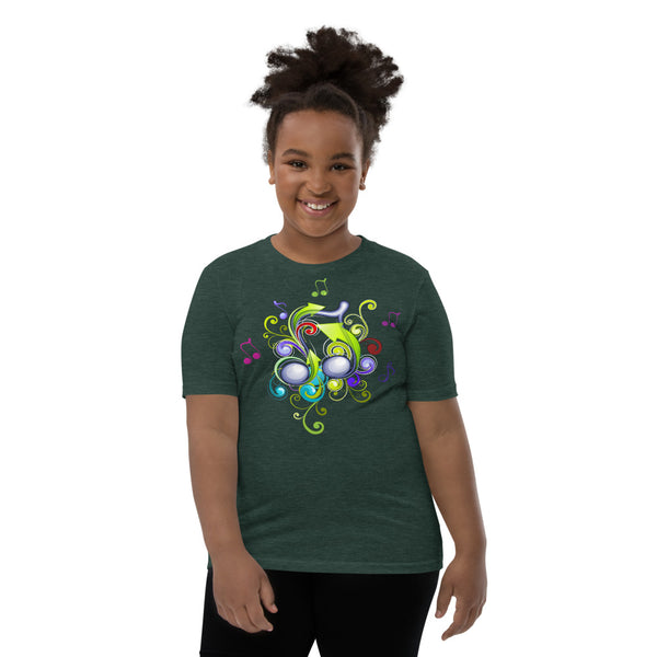 Music in Color Girl's Short Sleeve T-Shirt