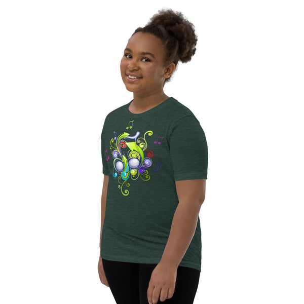 Music in Color Girl's Short Sleeve T-Shirt